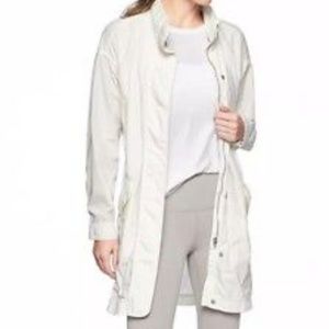 Athleta Organic Cotton Vista Jacket White